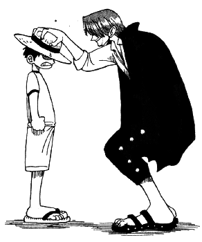 shanks gives hat